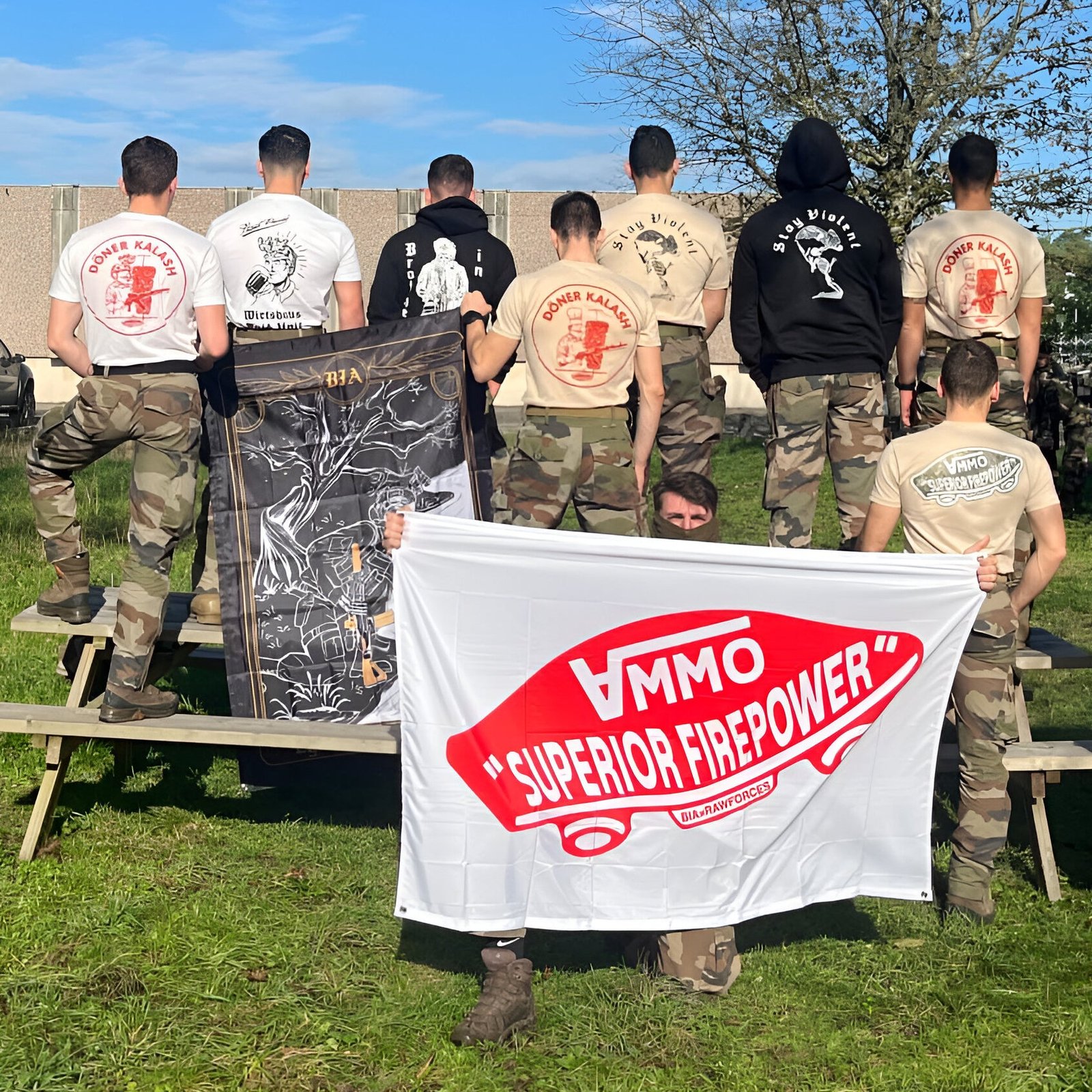 Gruppenfoto Soldaten